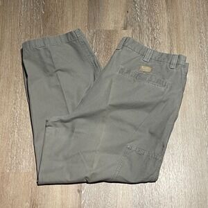Columbia Mens Pants Khaki Beige‎ Cargo Casual Outdoor Utility Size 38 EUC